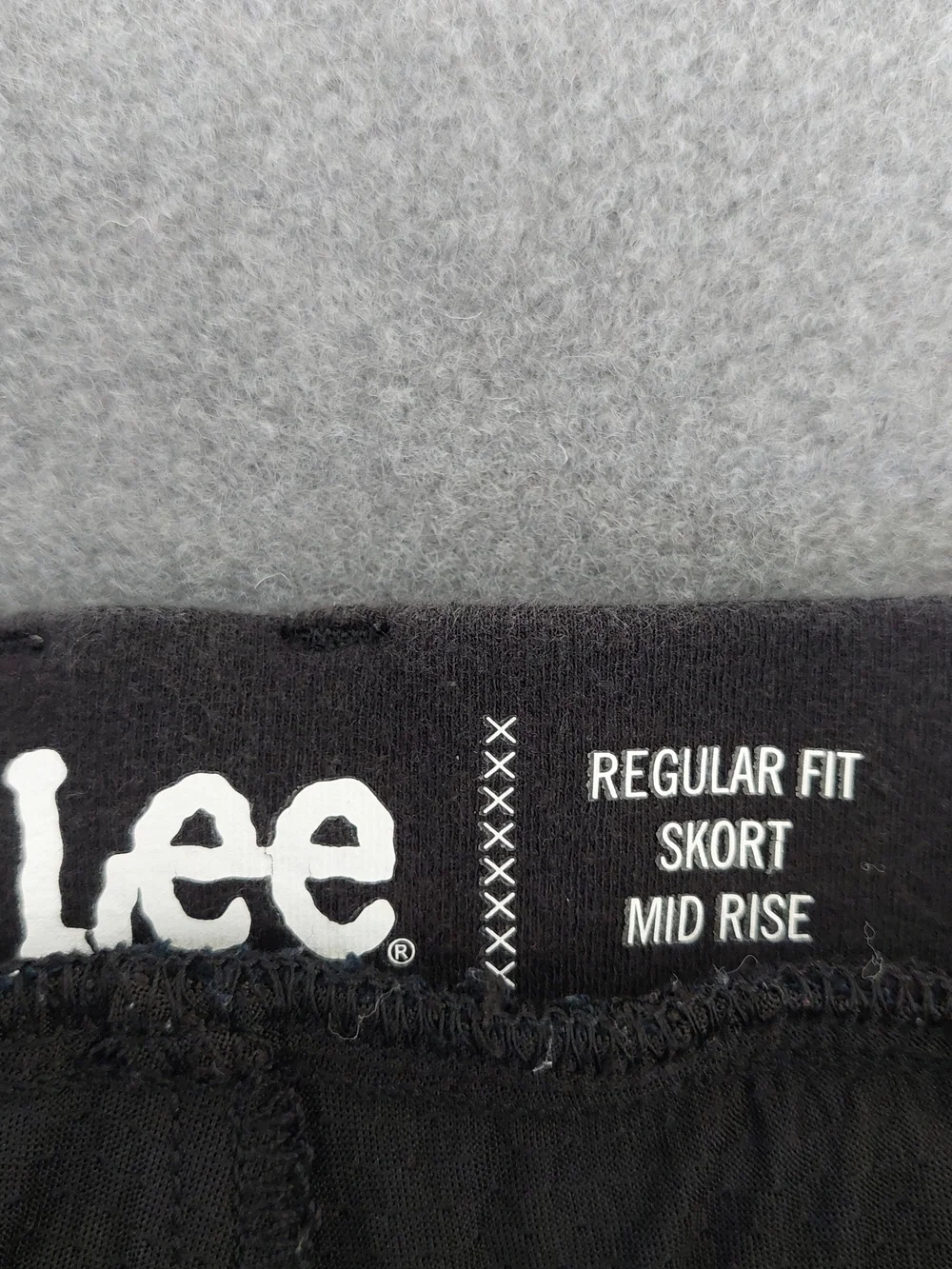 Lee Black Cargo Skort Regular Fit Mid Rise Plus Size 18M Stretch Utility - Picture 4 of 9